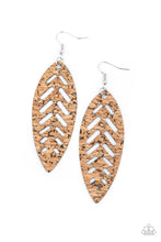 Load image into Gallery viewer, Paparazzi's You're Such A CORK - Brown earrings
