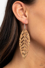 Load image into Gallery viewer, Paparazzi's You're Such A CORK - Brown earrings
