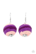 Load image into Gallery viewer, Paparazzi's Zest Fest - Purple Seed Beads earrings
