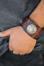 Load image into Gallery viewer, Paparazzi's Badlands Bandit - Brown Urban Men bracelet
