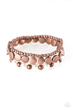 Load image into Gallery viewer, Paparazzi's Girly Girl Glamour - Copper and Pearl bracelet
