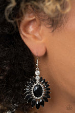 Load image into Gallery viewer, Paparazzi's Big Time Twinkle - Black earrings
