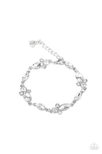 Load image into Gallery viewer, Paparazzi's At Any Cost - White bracelet
