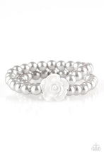 Load image into Gallery viewer, Paparazzi's Posh and Posy - Silver Pearl bracelet

