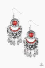 Load image into Gallery viewer, Paparazzi's Mantra To Mantra - Red earrings
