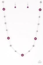 Load image into Gallery viewer, Paparazzi's Eloquently Eloquent - Purple Pearl necklace
