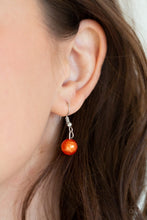 Load image into Gallery viewer, Paparazzi's Rockin' Rockette - Orange Pearl necklace
