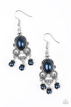 Load image into Gallery viewer, Paparazzi's I Better Get GLOWING - Blue Pearl earrings
