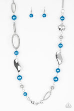 Load image into Gallery viewer, Paparazzi's All About Me - Blue Pearl necklace
