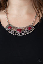 Load image into Gallery viewer, Paparazzi's Feeling Inde-PENDANT - Red necklace
