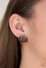 Load image into Gallery viewer, Paparazzi's Durango Desert - Copper post earrings
