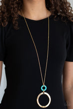 Load image into Gallery viewer, Paparazzi's Optical Illusion - Gold necklace
