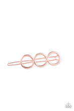Load image into Gallery viewer, Paparazzi's A HOLE Lot of Trouble - Copper Hair Clip
