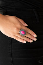 Load image into Gallery viewer, Paparazzi's Tumblin' Tumbleweeds - Pink ring
