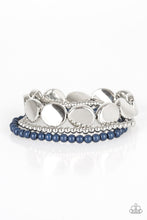 Load image into Gallery viewer, Paparazzi's Beyond The Basics - Blue bracelet
