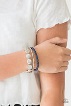 Load image into Gallery viewer, Paparazzi's Beyond The Basics - Blue bracelet
