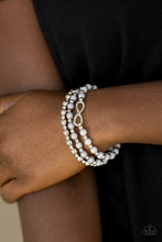 Load image into Gallery viewer, Paparazzi's Immeasurably Infinite - Silver bracelet
