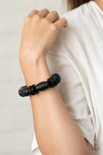 Load image into Gallery viewer, Paparazzi's Caribbean Castaway - Black Wood bracelet
