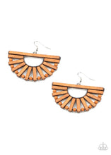 Load image into Gallery viewer, Paparazzi's Wooden Wonderland - Brown earrings
