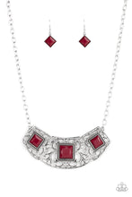 Load image into Gallery viewer, Paparazzi's Feeling Inde-PENDANT - Red necklace
