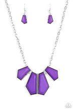 Load image into Gallery viewer, Paparazzi's Get Up and GEO - Purple necklace
