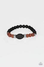 Load image into Gallery viewer, Paparazzi's Unwind - Brown Urban Men bracelet

