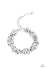 Load image into Gallery viewer, Paparazzi's Twists and Turns - White bracelet
