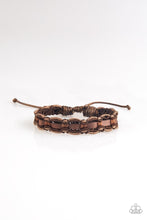 Load image into Gallery viewer, Paparazzi's Modern Pioneer - Brown Urban Men Bracelet
