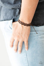 Load image into Gallery viewer, Paparazzi's Modern Pioneer - Brown Urban Men Bracelet
