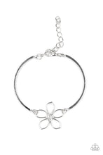 Load image into Gallery viewer, Paparazzi's Hibiscus Hipster - White bracelet

