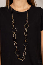 Load image into Gallery viewer, Paparazzi's Perfect MISMATCH - Gold necklace
