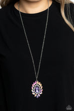 Load image into Gallery viewer, Paparazzi's Over the TEARDROP - Purple Iridescent Necklace
