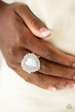 Load image into Gallery viewer, Paparazzi's Lovely Luster - White ring
