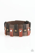 Load image into Gallery viewer, Paparazzi's Modern Musketeer - Brown Urban Men bracelet
