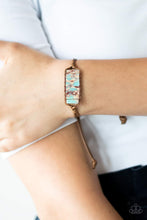 Load image into Gallery viewer, Paparazzi's Canyon Warrior - Blue Urban bracelet
