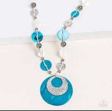Load image into Gallery viewer, Paparazzi's Seaside Shanty - Blue necklace
