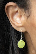 Load image into Gallery viewer, Paparazzi's Tidal Tassels - Green Acrylic necklace
